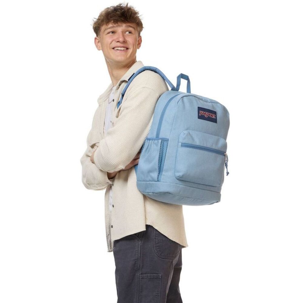 JanSport - Cross Town Plus Remix 17" Backpack - Ligh Light Blue - Picture 5 of 5